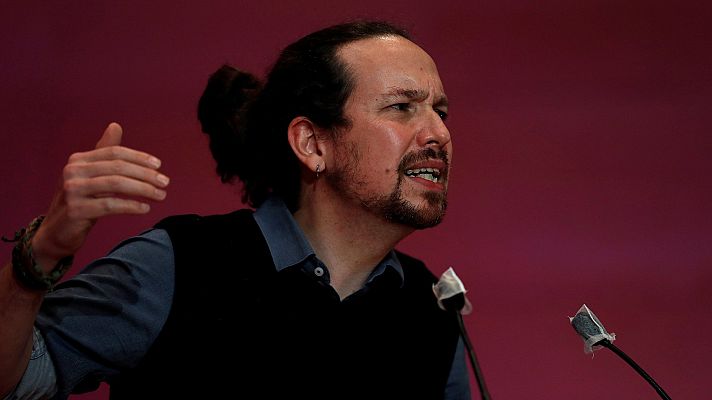 Telediario 1 - Unidas Podemos cierra filas con Iglesias mientras siguen las críticas por decir que no hay "normalidad democrática"