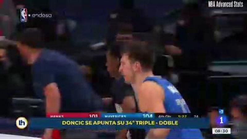Doncic lidera el triunfo de Dallas con un nuevo 'triple-doble' | Ver