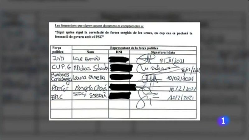 Els partits independentistes es conjuren contra Illa a nom�s 3 dies per les eleccions