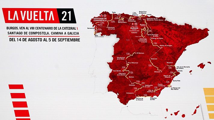 Telediario 1 - La Vuelta 2021, de Burgos a Santiago de Compostela