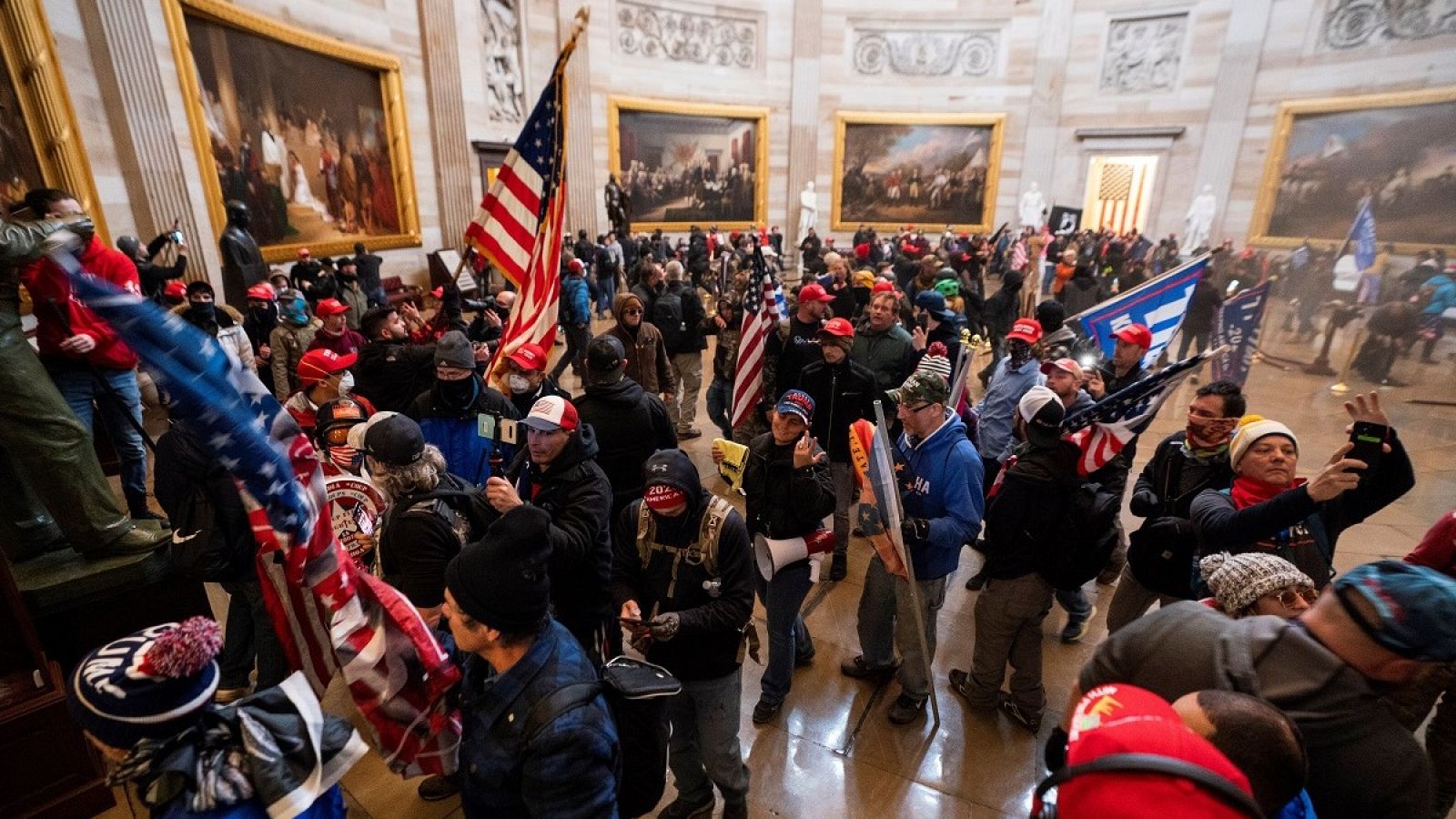 Imágenes inéditas del asalto al Capitolio