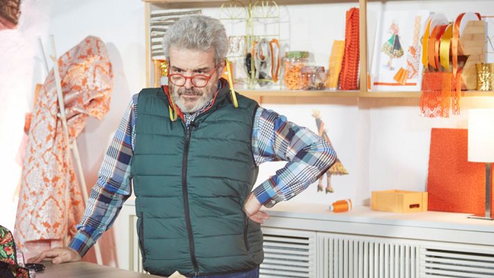 Maestros de la costura - Lluís deja a Caprile con la palabra en la boca