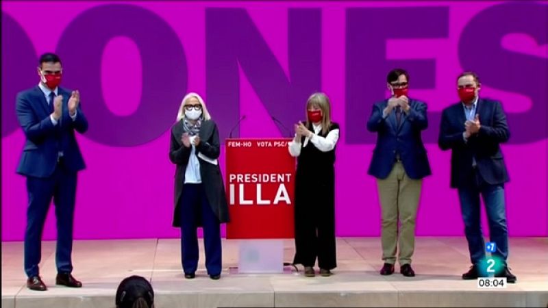 Els partits afronten el tancament de campanya amb tots els l�ders a l'escenari