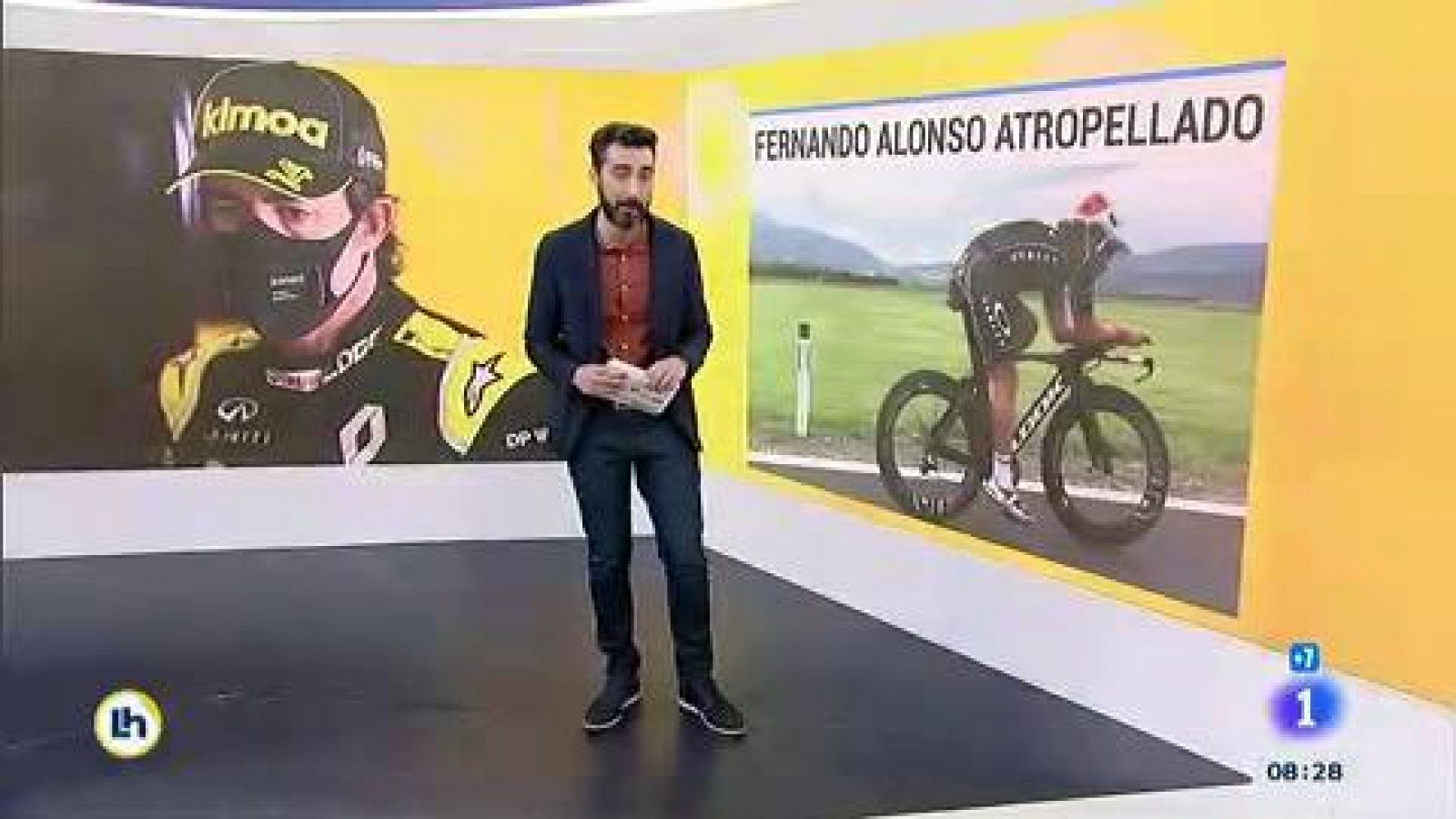 Fernando Alonso sufre un atropello cuando entrenaba en bici