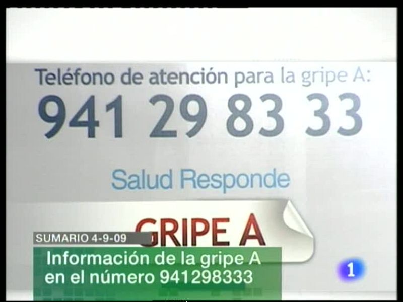  Informativo Telerioja (04/09/2009)