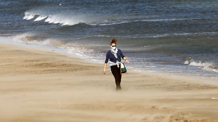 Viento del sur y suroeste en Galicia y Cantábrico