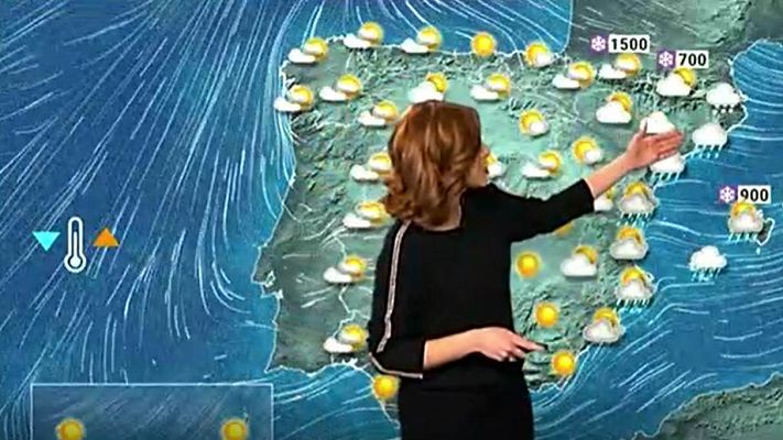 Viento fuerte en Andalucía, Galicia y el extremo oriental cantábrico