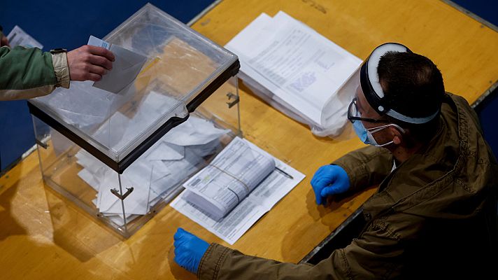 Especiales informativos - Avance informativo 14 horas - Jornada electoral Cataluña - 14/02/21