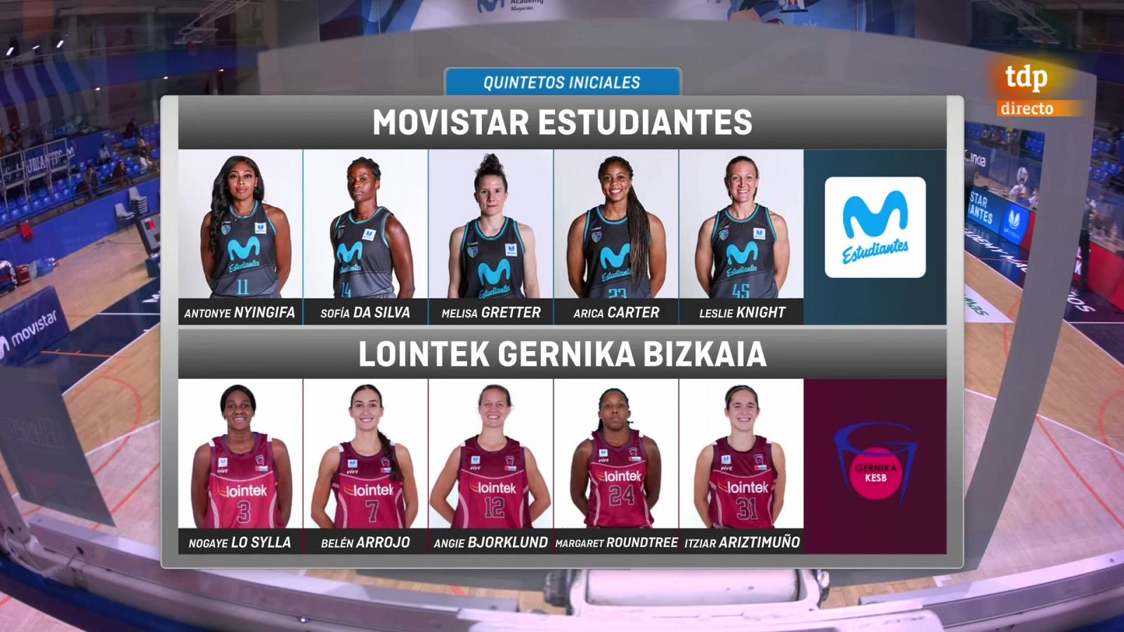 Baloncesto - Liga femenina Endesa. 25ª jornada: Movistar Estudiantes - Lointek Gernika