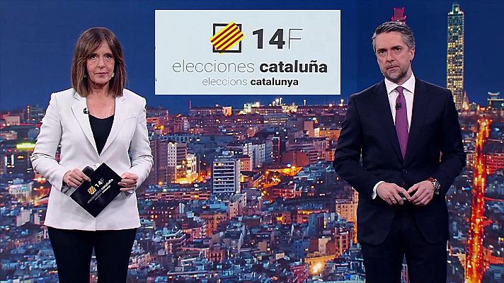 Especiales informativos - 14F Cataluña decide. Previo