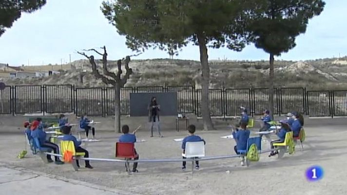 Las aulas salen al aire libre en la Región de Murcia