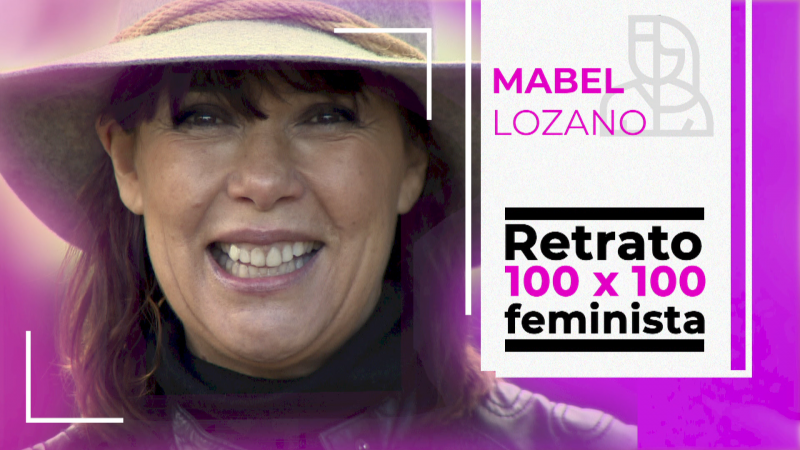 Objetivo Igualdad - Retrato 100x100 feminista: Mabel Lozano