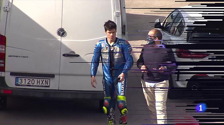 Joan Mir parte en la defensa del título de MotoGP