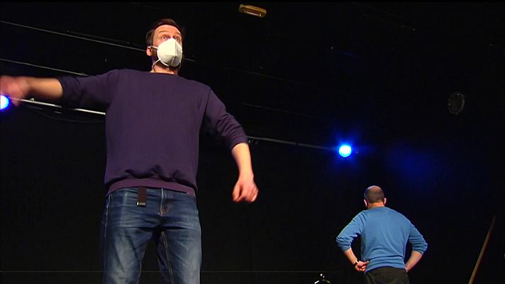 Telexornal - Galicia - Compañías e actores aproveitaron o parón para crear novos espectáculos