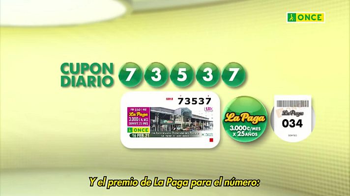 Sorteos ONCE - Sorteo ONCE - 16/02/21