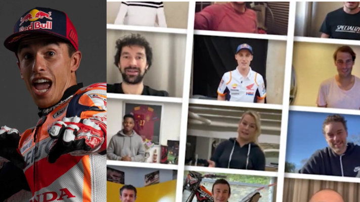 Márquez celebra sus 28 años con los mensajes de ánimo y cariño de grandes deportistas