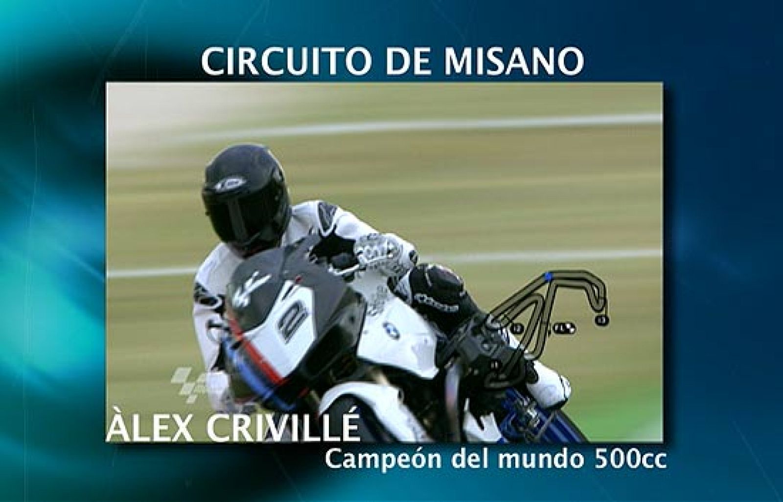 Álex Crivillá ha dado su habitual vuelta de reconocimiento comentada, en esta ocasión al circuito de Misano.