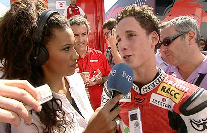 Pol Espargaró cree que "era imposible" que Iannone le pasase, porque "no tenía espacio".