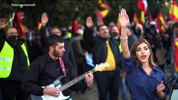 ¿Quienes fueron los participantes en el acto de apología al fascismo?