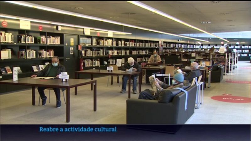 Reabre, con limitacións, a actividade cultural en Galicia