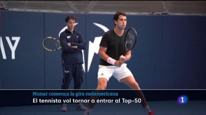 Informatiu Balear - Jaume Munar jugarà a Argentina el primer torneig ATP de la temporada