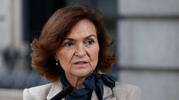 Telediario 1 - Calvo pide a Echenique no "alentar" los disturbios y la oposición exige su cese