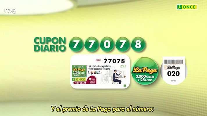 Sorteos ONCE - Sorteo ONCE - 18/02/21