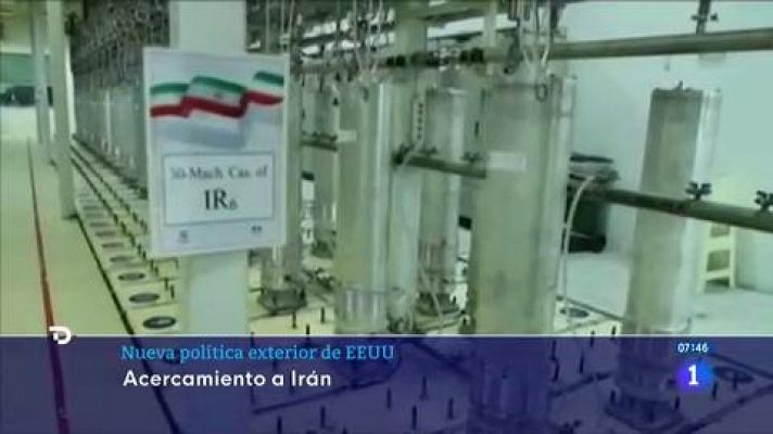 Telediario 1 - EE.UU. ofrece a Irán reiniciar las negociaciones nucleares