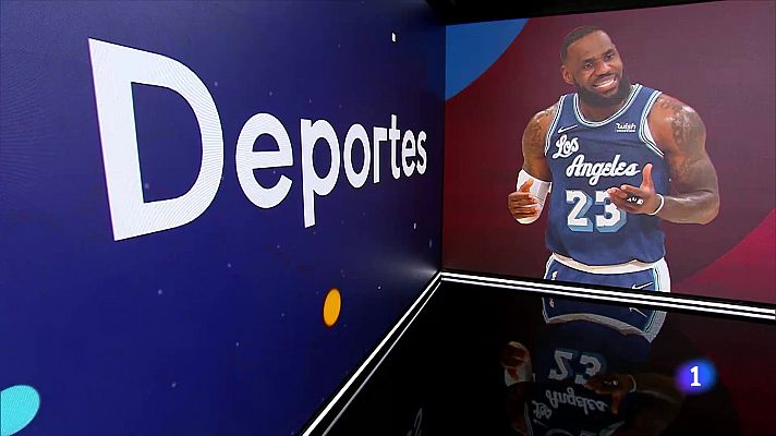Telediario 1 - LeBron hace historia al superar la barrera de los 35.000 puntos