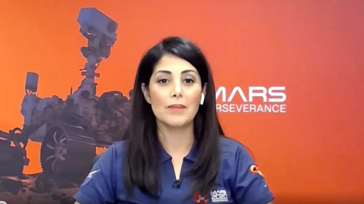 Telediario 1 - Diana Trujillo, directora de vuelo del Perseverance, primera mujer latinoaméricana que logra llegar tan lejos en una misión espacial