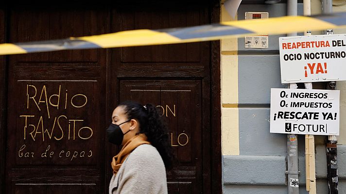 Telediario 1 - Más de 4.000 locales de ocio nocturno echan el cierre por la pandemia