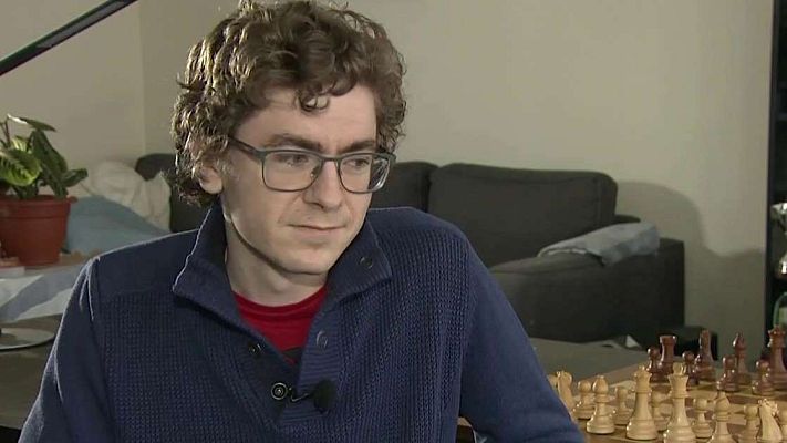 Telediario 1 - David Antón, la promesa del ajedrez español, pone sus miras en el Campeonato de Europa