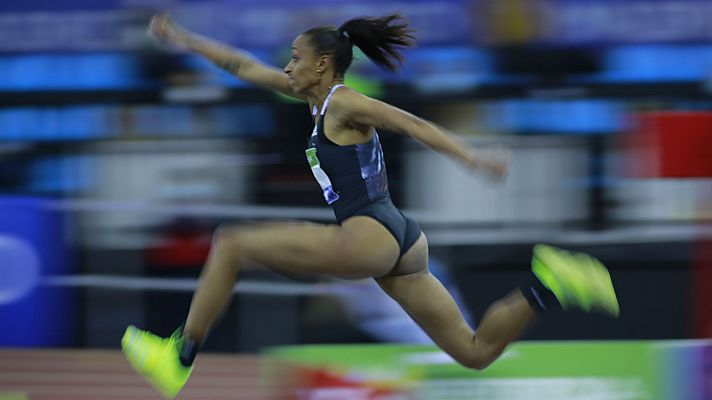 Ana Peleteiro se proclama campeona de España de triple salto