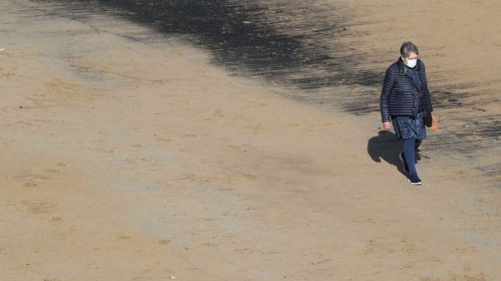 Intervalos de viento fuerte en zonas del cuadrante noroeste peninsular, área Pirenaica y Canarias