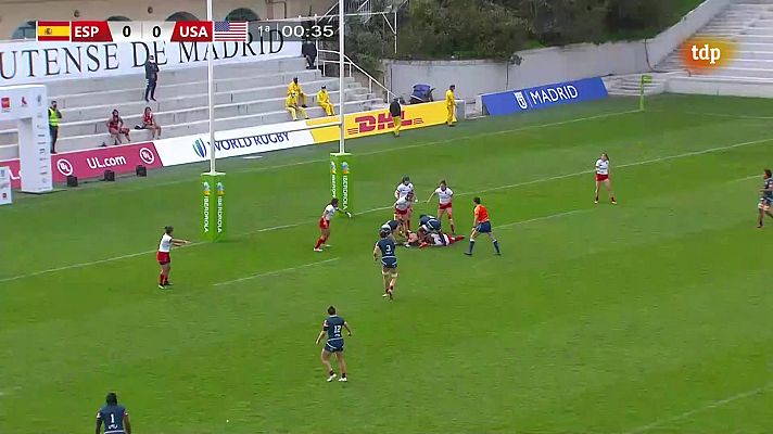 Rugby - Torneo internacional Sevens (femenino): España - USA