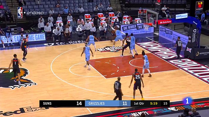 Telediario 1 - Los Suns anotan más de tres que de dos y los Lakers encajan su tercera derrota