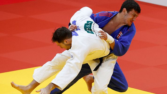 El judoca español Nikoloz Sherazadishvili se hace con la plata en Tel Aviv