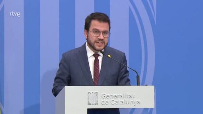 L'Informatiu - Aragonès fa una crida a la calma