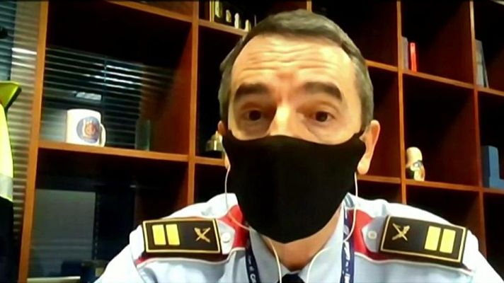 Informativo 24h - El portavoz de los Mossos, sobre las protestas: "Hay dos escenarios diferenciados en las mismas movilizaciones"