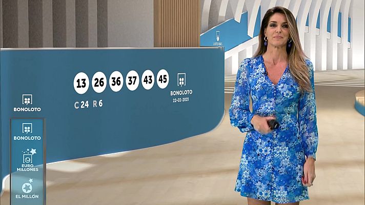 Loterías - Sorteo de la Bonoloto del 22/02/2021