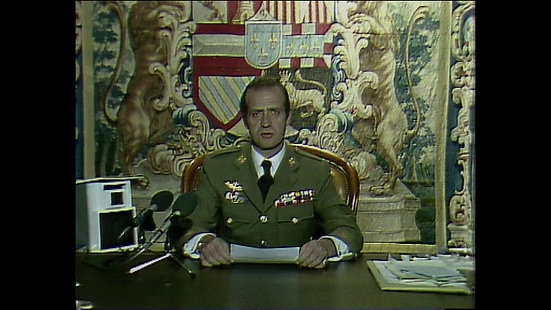 Mensaje de Juan Carlos I el 23F