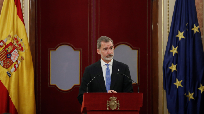 Especiales informativos - Felipe VI ensalza la "firmeza" de Juan Carlos I en el 23F
