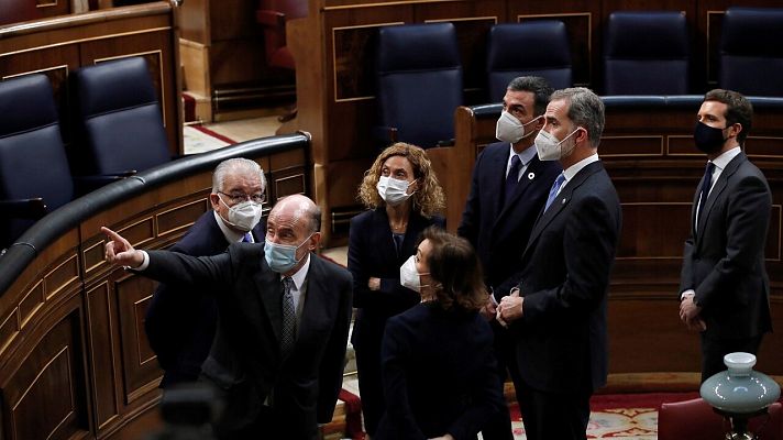 Felipe VI elogia el papel de Juan Carlos I ante el golpe del 23-F