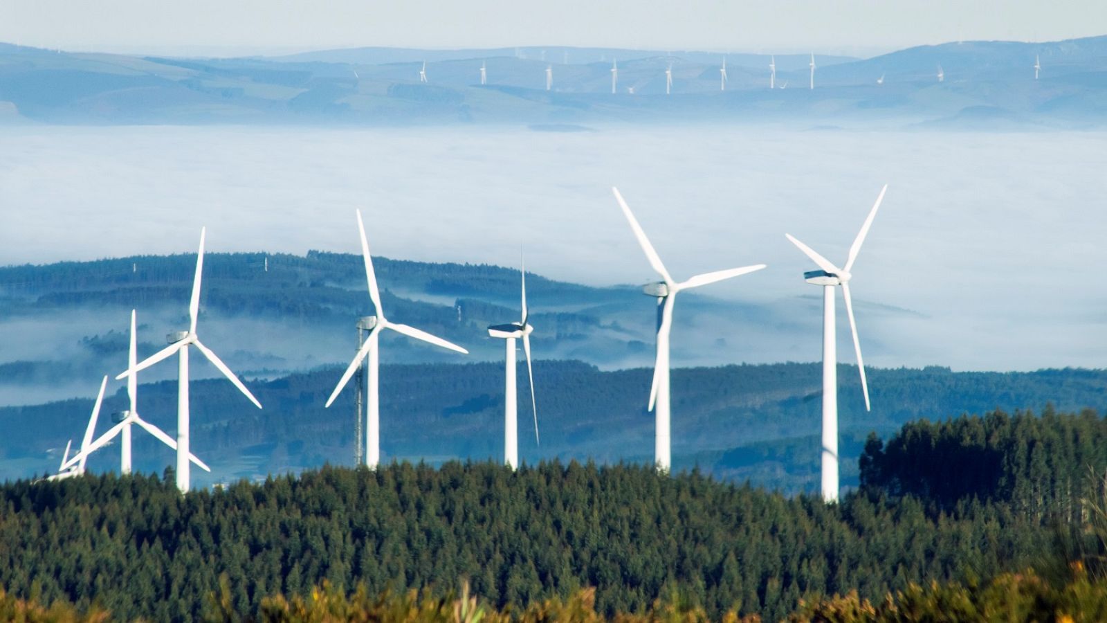 Intervalos de viento fuerte en el litoral oeste de Galicia, noroeste de Navarra y área del Estrecho - Ver ahora