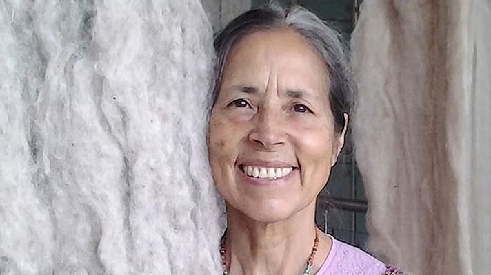 Telediario 1 - La artista y poeta chilena Cecilia Vicuña estrena en Madrid la primera exposición en retrospectiva en España