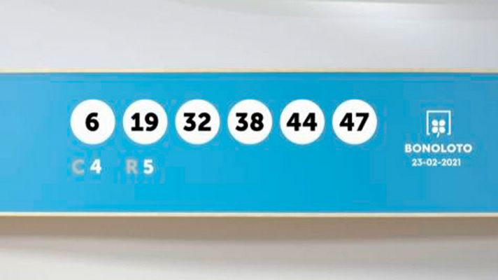SELAE - Sorteo de la Lotería Bonoloto y Euromillones del 23/02/2021