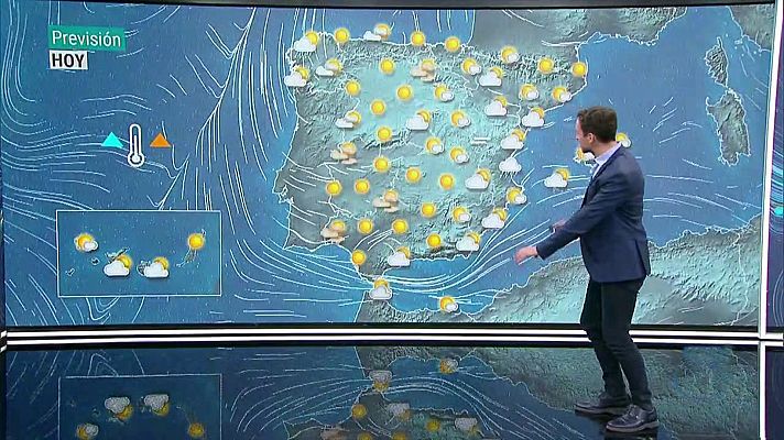 Tiempo estable en casi todo el país, salvo en la costa gallega donde habrá fuerte lluvia