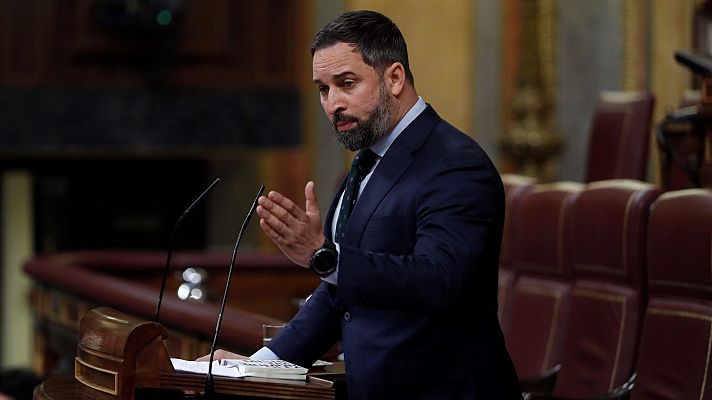 Especiales informativos - Abascal acusa a Sánchez de haber "desprotegido" a España y califica de "caos" la gestión de la pandemia