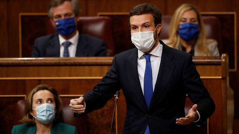 Casado pide a Sánchez que celebre el Debate del Estado de la Nación antes de verano