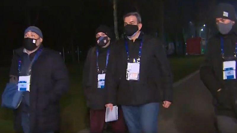 Los cuatro elegidos que apoyaron al Atlético en Bucarest | Ver